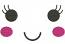 Doll face machine embroidery design 