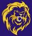 Roaring golden lion head machine embroidery design 