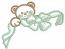 Teddy Bear Applique Machine Embroidery Design 