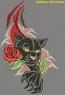 Panther and Rose Machine Embroidery Design 17072025