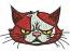 Cat face Machine Embroidery Designs 