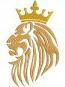 Lion in the Crown Machine Embroidery Design 