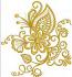 Fantastic Swirl Flower Machine Embroidery Design 