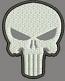 Bold Skull Back Patch Machine Embroidery Design 