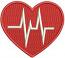Pink Heartbeat Rate Medical Pattern, Healthcare Design 