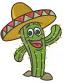 Desert Cactus Machine Embroidery Design 