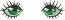 Anime Doll Eyes Machine Embroidery Design 