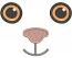 Eyes Nose and Mouth Machine Embroidery Design for Soft Toys 