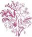 Bouquet of Flowers Machine Embroidery Design 
