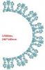 Elegant Ornamental Border and Neck Machine Embroidery Design 