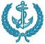 Anchor and Laurel Wreath Machine Embroidery Design 