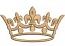 Crown and Pattern Machine Embroidery Design 