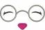 Muzzle Bunny with Glasses Machine Embroidery Design06092025