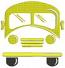 Bus Machine Embroidery Design 