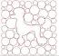 Quilted Poodle Dog Machine Embroidery Design 