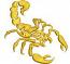 Scorpion machine embroidery design 2 inch hat size11102025