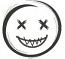 Smiley machine embroidery design 