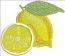 Two Yellow Lemons with Green Leaf Machine Embroidery Design17102025