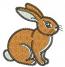 Rabbit Cute Bunny Machine Embroidery Design 