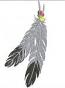 Feather Amulet Machine Embroidery Design 