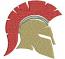 Antique Roman Greek Helmet Machine Embroidery Design  
