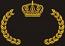 Crown and Laurel Wreath Machine Embroidery Design 