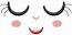 Sleeping Doll Face Machine Embroidery Design 