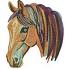 Horse Machine Embroidery Design 