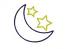 Crescent and Star Applique Machine Embroidery Design 