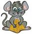 Mouse Embroidery Design 