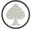 Ace of Spades Machine Embroidery Design 