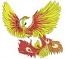 Firebird Phoenix Machine Embroidery Design 