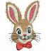Cute Bunny Machine Embroidery Design 