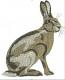 Wild Hare Machine Embroidery Design – Low Stitch Count Rabbit 