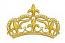 Elegant Royal Crown Machine Embroidery Design 