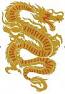 Chinese Dragon Machine Embroidery Design for Apparel, Crafts, and Asian-Inspired Décor 