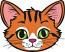 Cool Cat Vector SVG Design for T Shirts, Stickers, Posters, Sublimation and Craft Projects