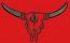 Longhorn bull skull machine embroidery design western cattle skull for hats jackets and accessories 
