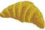 Realistic Croissant Machine Embroidery Design, Bakery Food Embroidery Pattern for Kitchen and Textile Projects