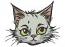 Cool Cat Machine Embroidery Design 