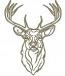 Whitetail Buck Deer Head Machine Embroidery Design17012026