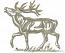 Deer Machine Embroidery Design Instant Download 