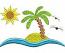 Palm Tree Machine Embroidery Design, Tropical Minimal Style, Small Nature Motif for Clothing and Accessories08022026