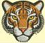 Tiger Head Machine Embroidery Design  