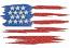 patriotic American flag machine embroidery design 