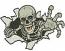 Skeleton Breaking Through the Wall Machine Embroidery Design, Halloween Skeleton Embroidery File, Skull Embroidery Pattern, Spooky Machine Embroidery Design