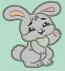 Cute Bunny Applique Machine Embroidery Design, Baby Rabbit Digital File  