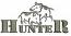 Hunter Typography with Wild Boars Machine Embroidery Design, Wild Animal Digital File  