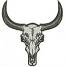 buffalo cow skull  Taurus  Machine Embroidery Design 14052025
