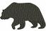 Black Bear Machine Embroidery Design